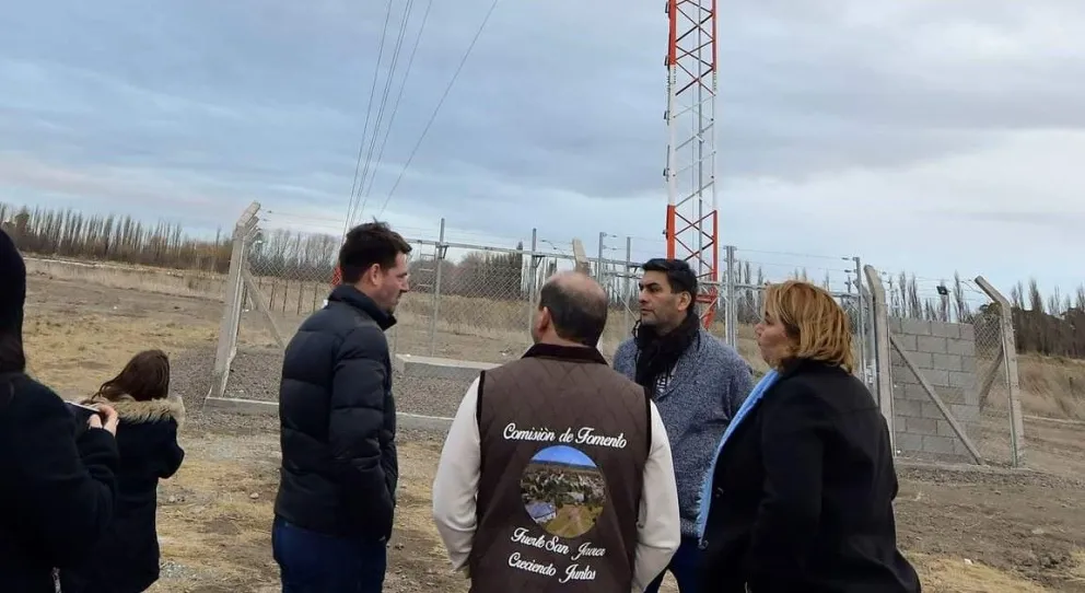 San Javier mejoró su comunicación con la puesta en marcha de una nueva antena de telefonía