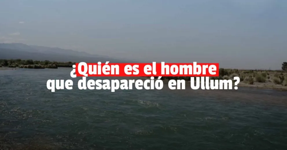 Identificaron al hombre perdido en Ullum pero aún no tienen señales de él