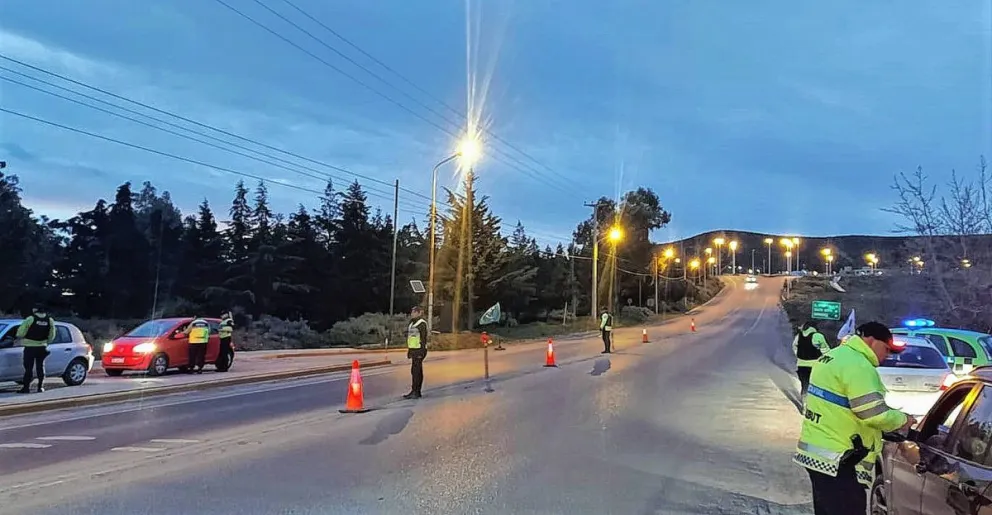 Se realizaron 23 actas de infracción con 5 retenciones vehiculares durante el fin de semana en Comodoro-Rada Tilly