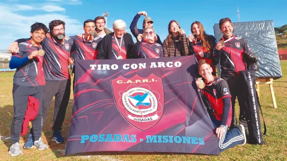 Tiro con arco: el club Capri pisó fuerte en Aristóbulo del Valle