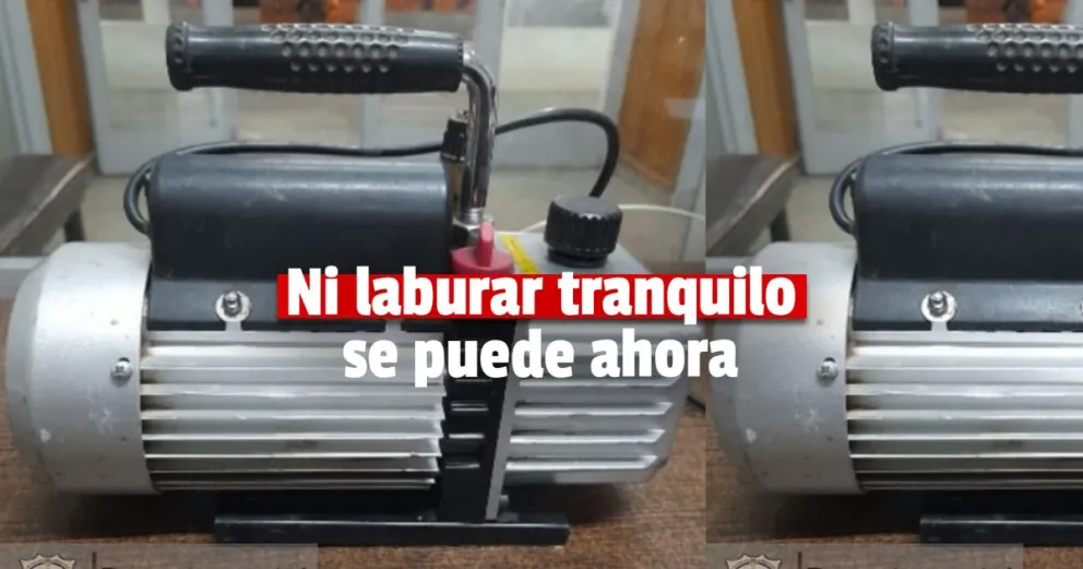 Le robaron una costosa herramienta mientras trabajaba y la recuperó por Facebook