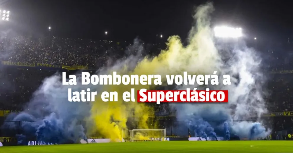 Después de muchos años, el Superclásico tendrá público en La Bombonera