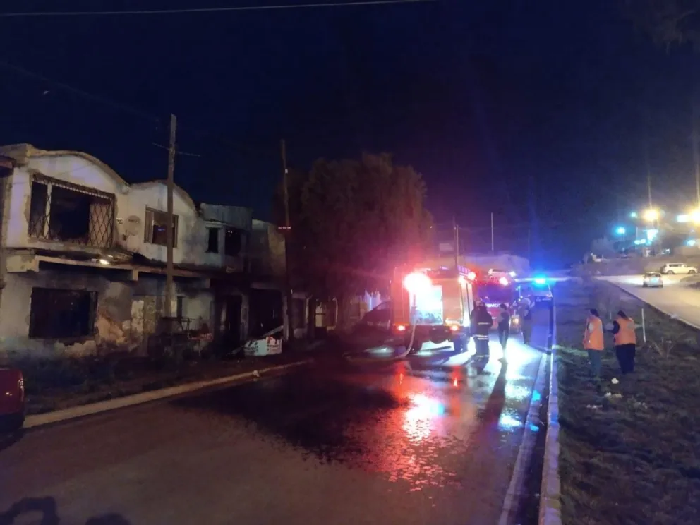Se incendio la vivienda de los Nieves