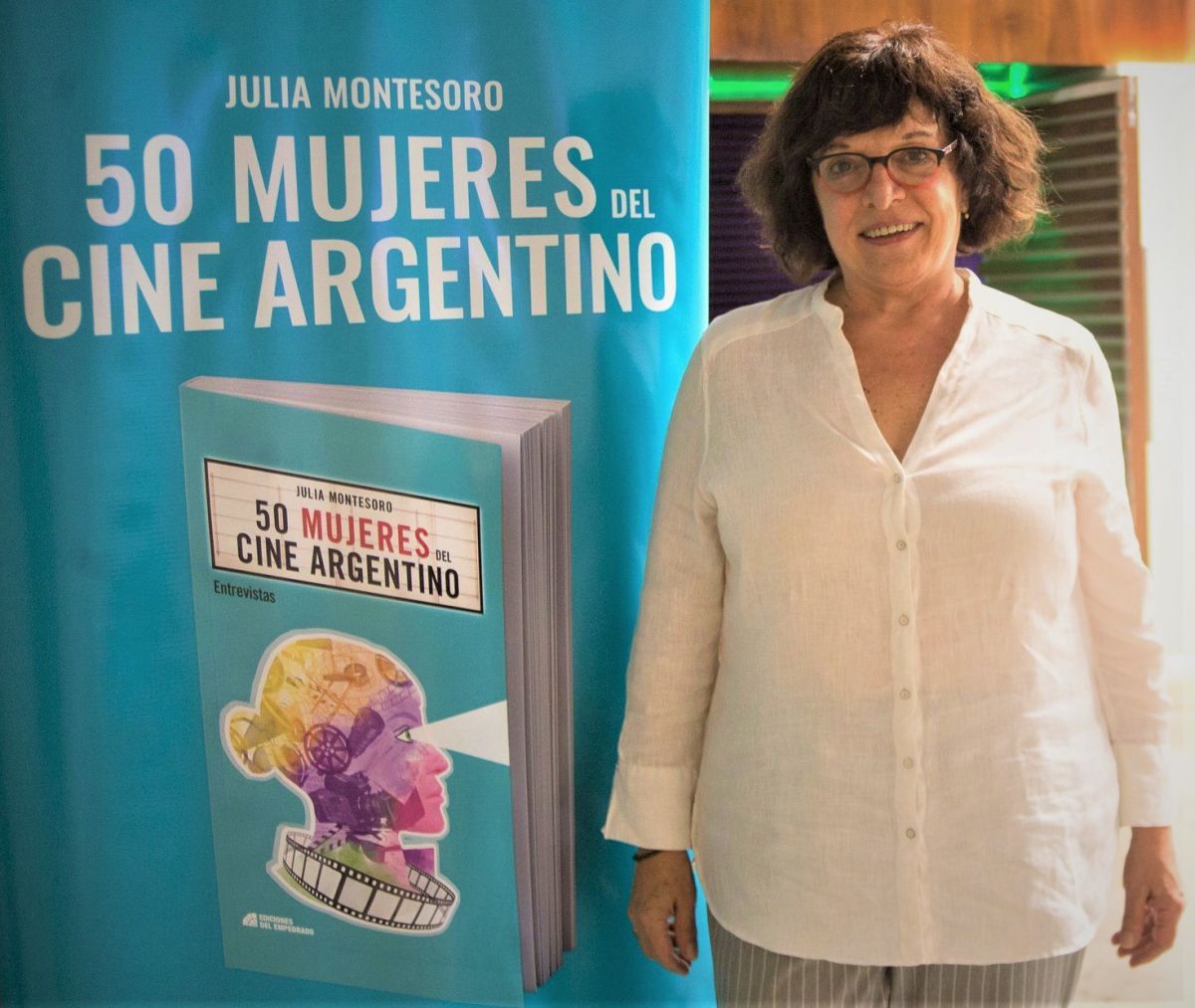 Julia Montesoro presenta su libro sobre las mujeres argentinas en el cine