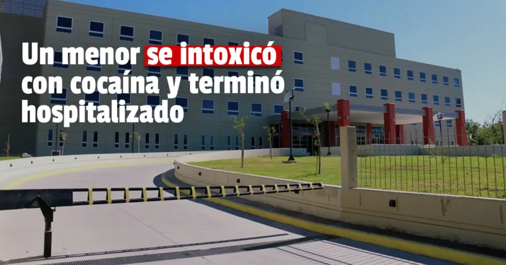 Un adolescente tuvo que ser hospitalizado tras consumir cocaina