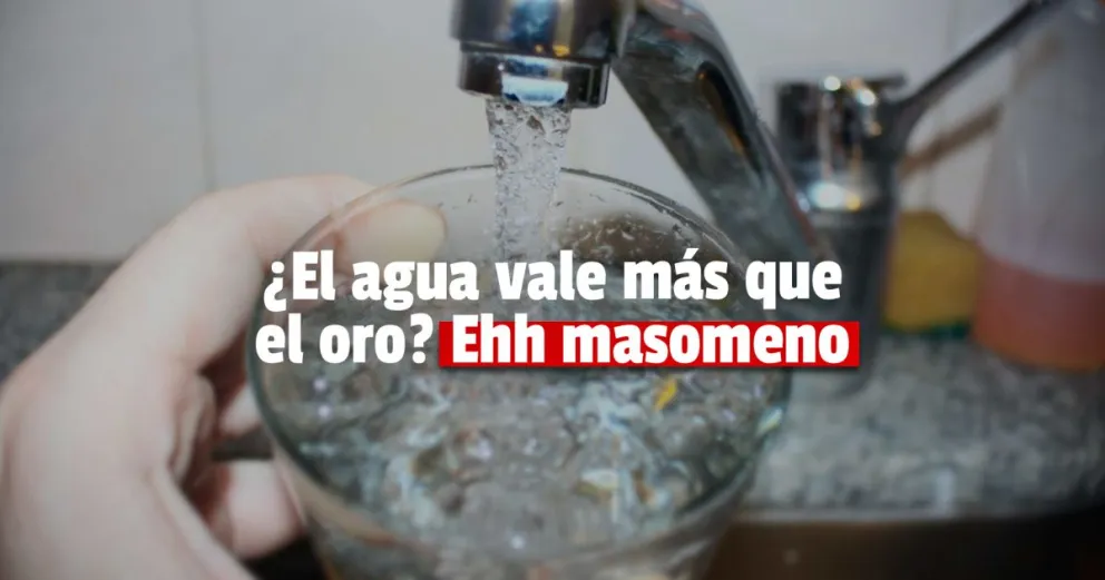 El agua aumentó un 25% y ya lleva un 90% en lo que va del año