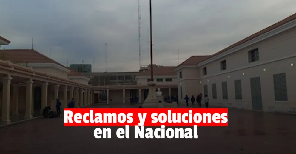 Autoridades del Colegio Nacional solucionaron el reclamo de los estudiantes 