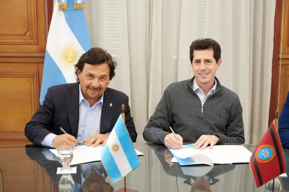 Gustavo Sáenz y Gustavo Solís acordaron junto con Nación nuevas obras para Rosario de la Frontera