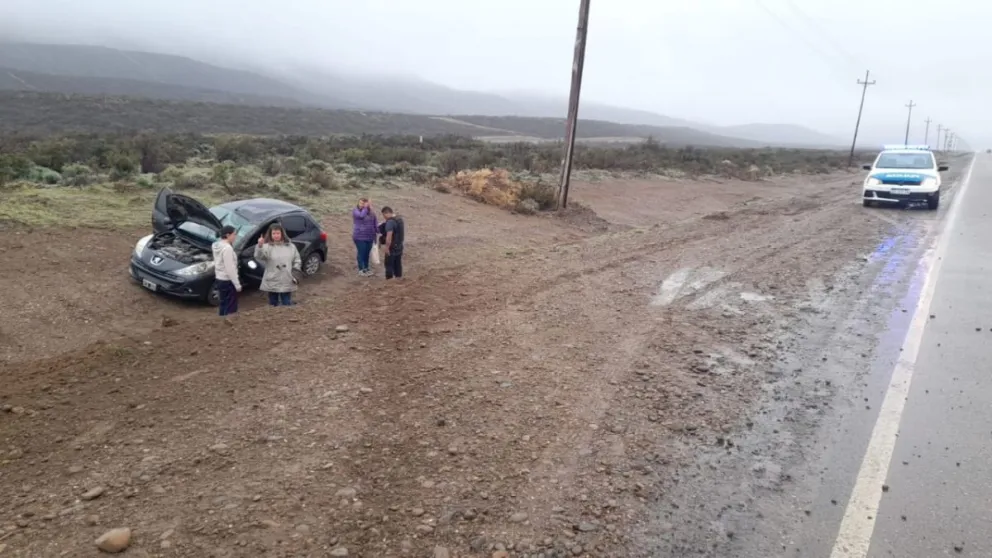 Mujer lesionada tras vuelco en “La planchada” camino a Diadema Argentina