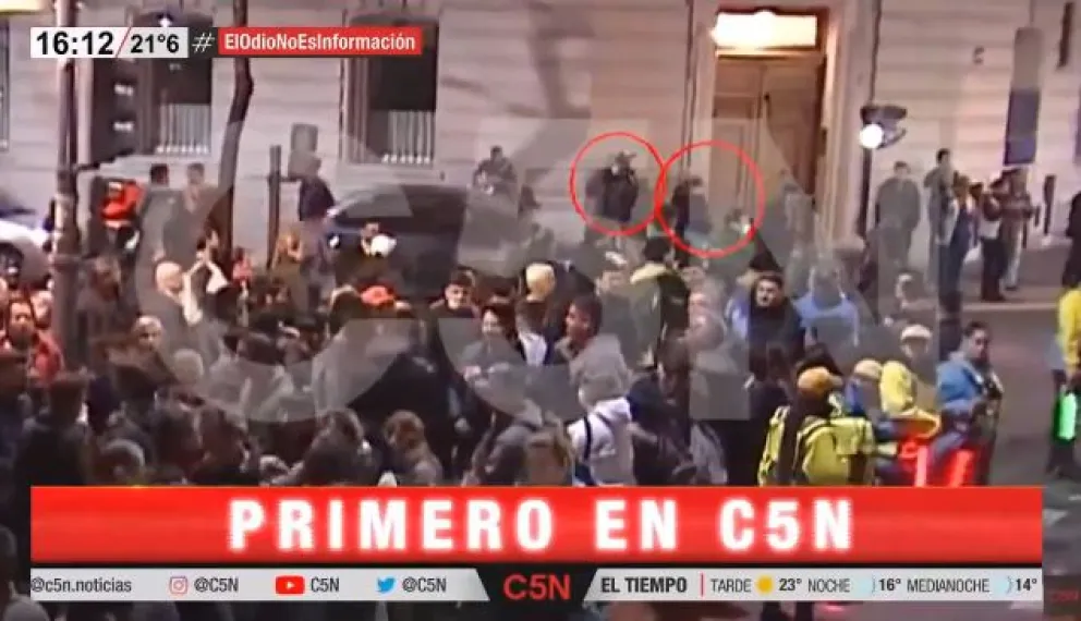 Video: así llegaban Sabag Montiel y su novia a la casa de Cristina Kirchner antes del atentado