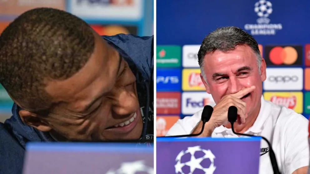 Mbappé y Galtier se rieron del cambio climático en una rueda de prensa y generó gran polémica