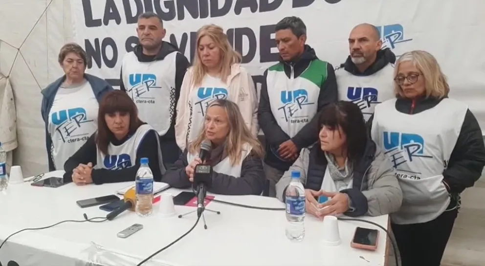 Unter inicia un "ayuno docente" y denunciará al ministro de Trabajo provincial