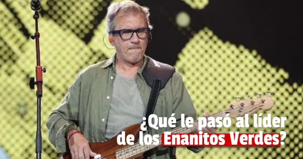 El cantante de los Enanitos Verdes fue internado por su delicado estado de salud