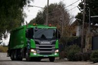 Bariloche probó los beneficios de un camión a GNC para la recolección de residuos