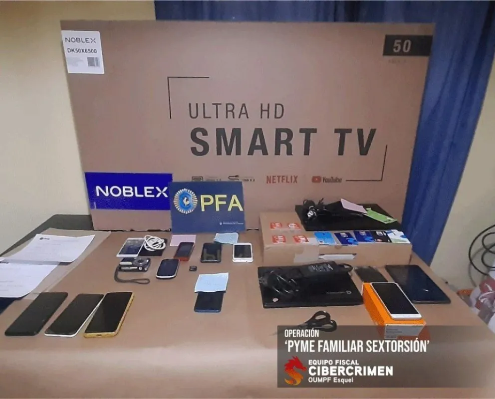 Desbarataron una banda familiar que se dedicaba a la "sextorsión" en la Patagonia