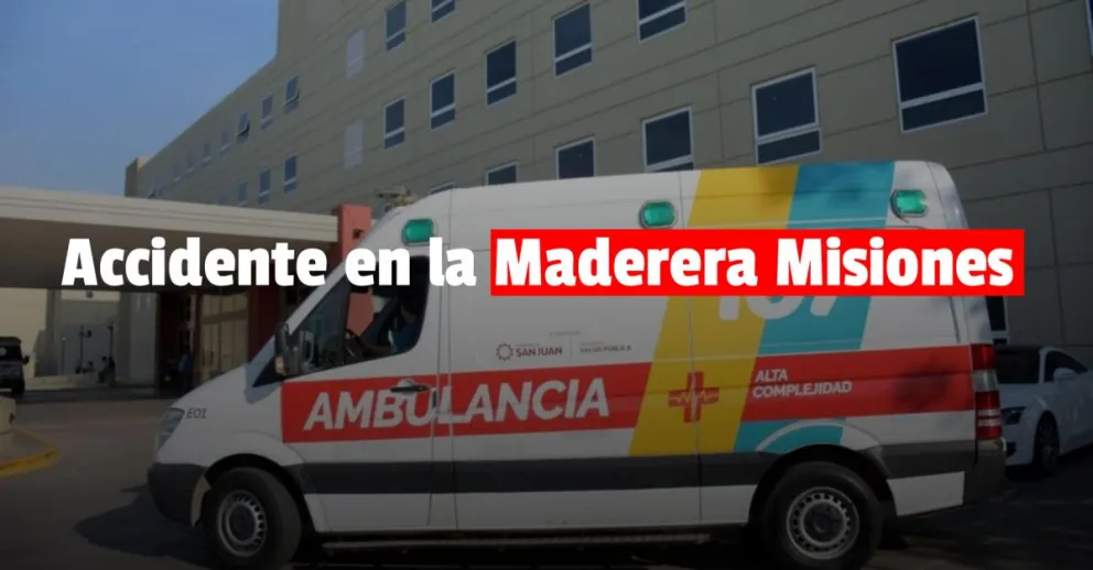 Un hombre se cortó el dedo mientras trabajaba y tuvo que ser hospitalizado de urgencia 