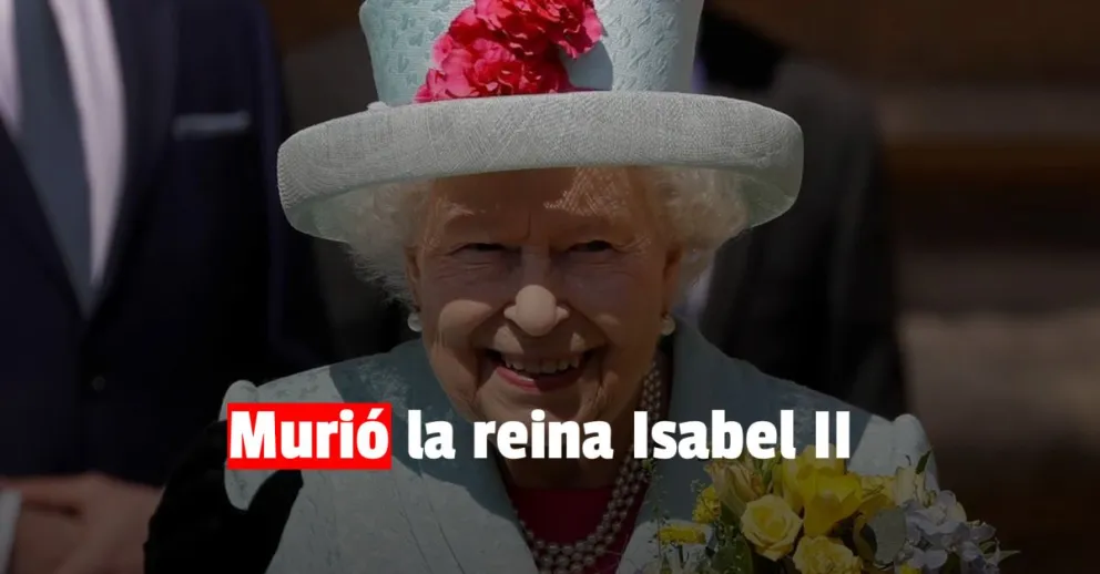 El Palacio de Buckingham anunció la triste noticia del fallecimiento de la reina Isabel II