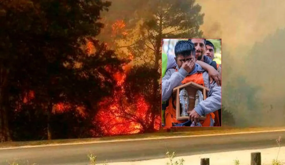 Terrible incendio se desató en la ruta 34, por lo que permanecerá cortada