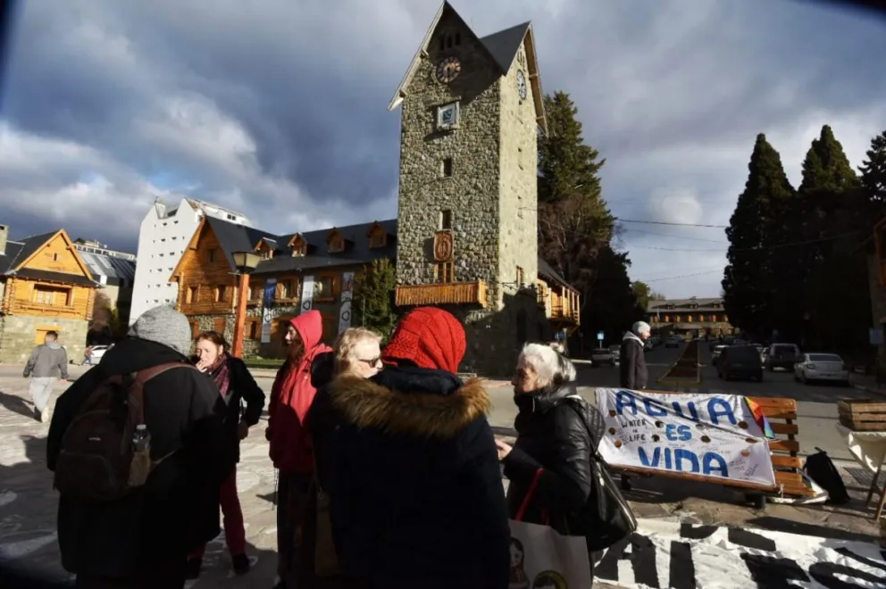 Reclamaron en el Centro Cívico por la Ley de Humedales y la protección del golfo San Matías
