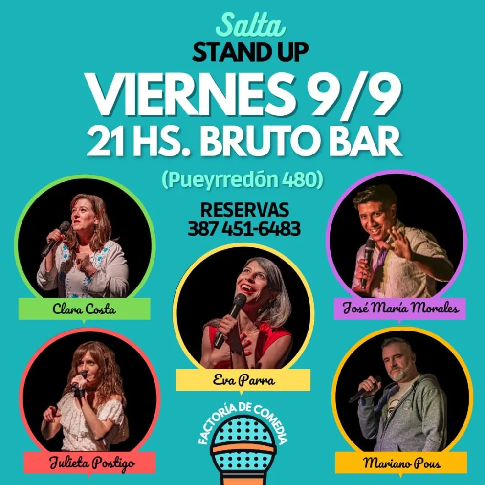 Bruto Bar promete una noche a pura diversión con un show de stand up
