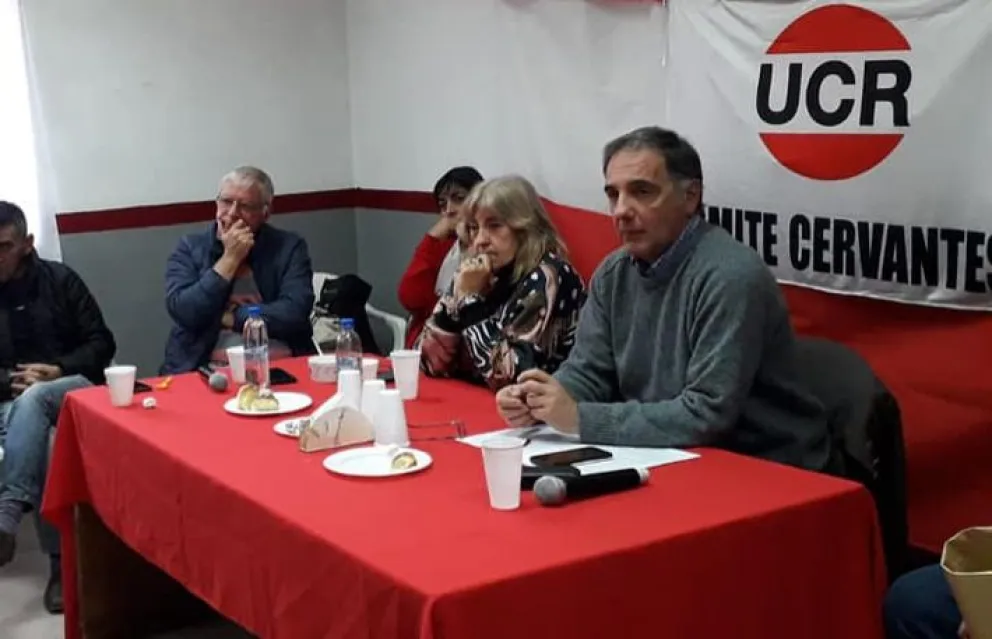 Cascón dijo que la UCR está en condiciones de presentar un candidato propio a Gobernador