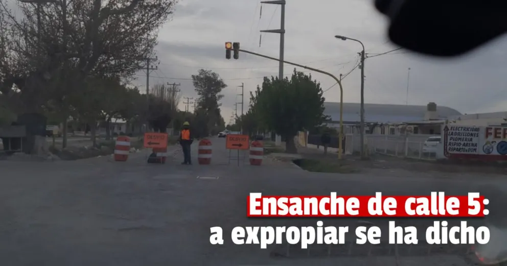 Con el ensanche de la calle 5, tendrán que expropiar 37 terrenos