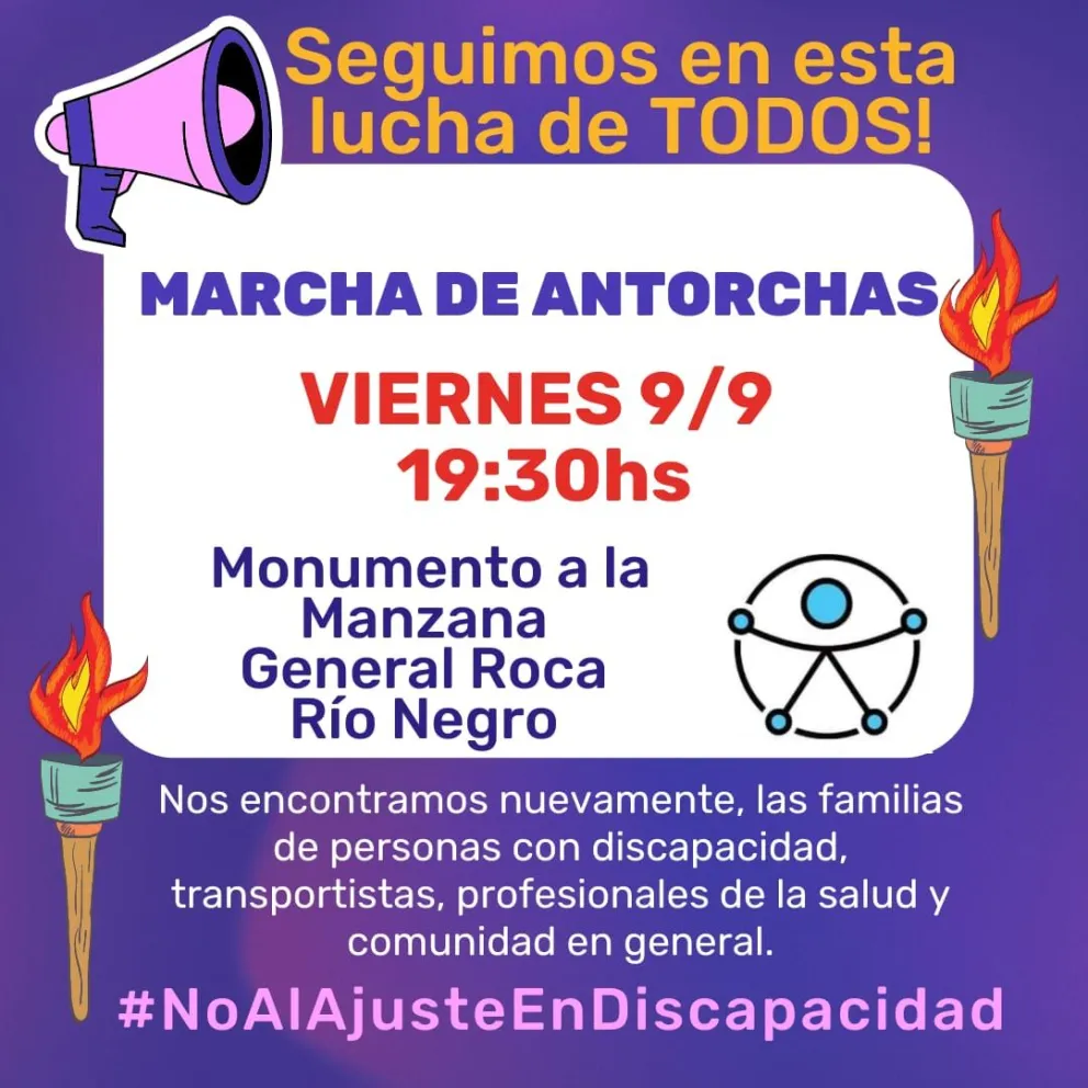 Nueva marcha de Antorchas: será hoy a partir de las 19:30 