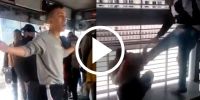 Se quiso colar en el colectivo y otro pasajero le propinó una brutal golpiza [VIDEO]