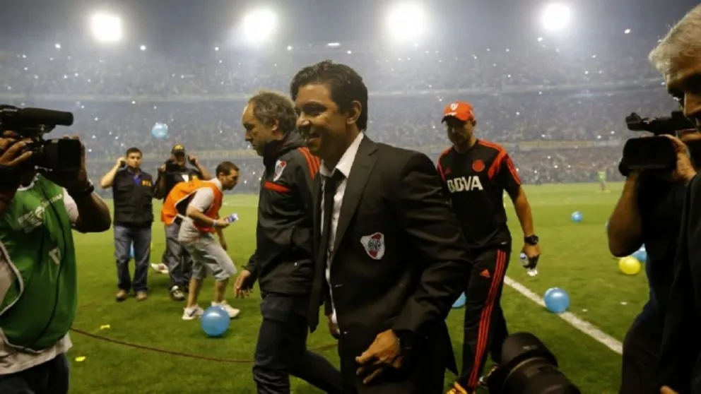 Muñeco picante: la desafiante frase de Gallardo de cara al duelo con Boca en la Bombonera 