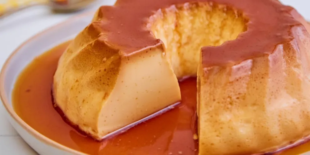 Paso a paso para hacer flan, ¡sin leche, sin huevos y sin horno!