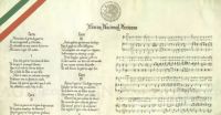 Quién compuso la letra del Himno Nacional Mexicano.
