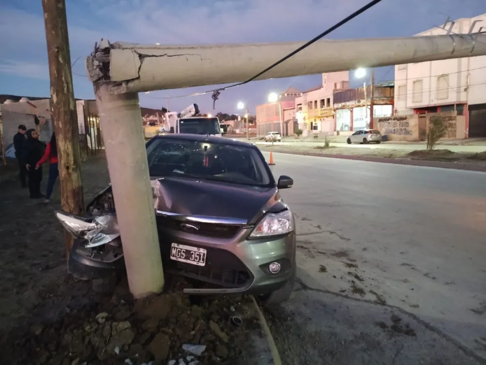 Conducía alcoholizado y chocó contra una palma