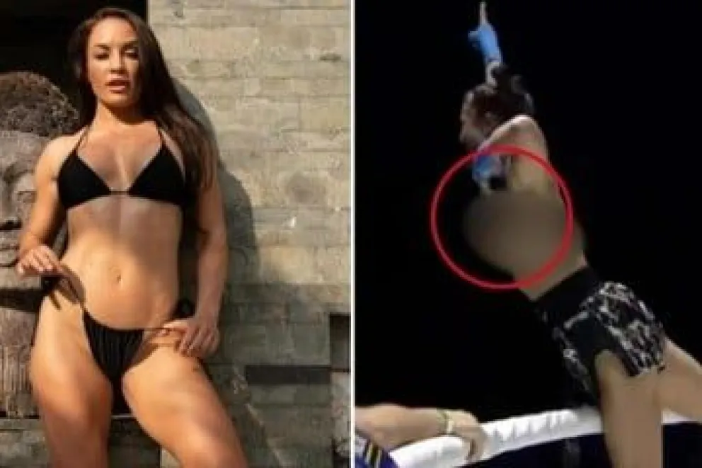 Una luchadora que noqueó a su rival y festejó en topless en Onlyfans ganó una fortuna en horas