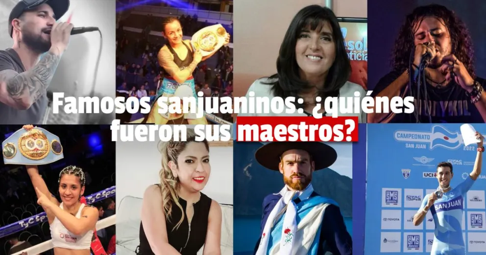 Famosos sanjuaninos cuentan quiénes fueron sus maestros y qué enseñanzas les dejaron 