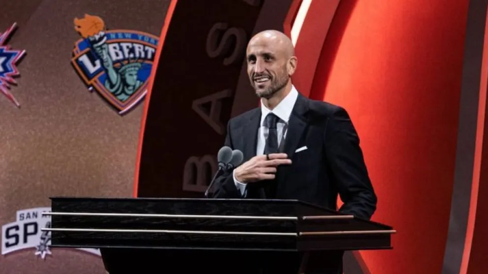 Logro histórico: Manu Ginóbili entró al Salón de la Fama del básquet