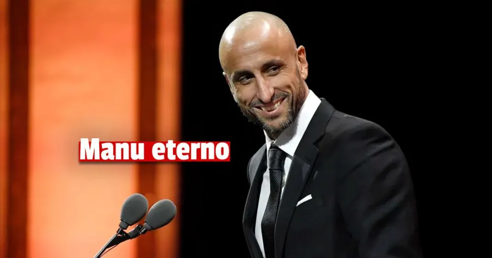 Manu Ginóbili emocionó a todos con su discurso en su ingreso en el Salón de la fama
