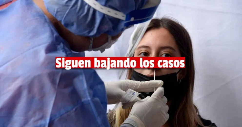 Covid-19 en la Argentina: los contagios bajaron por sexta semana consecutiva