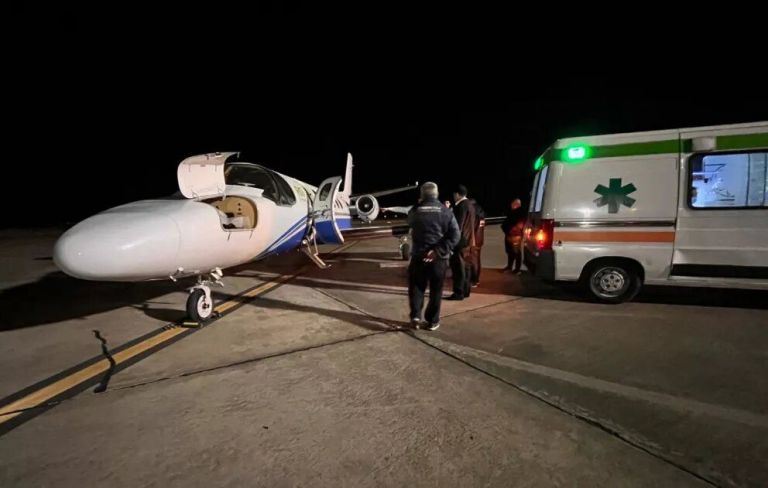 El avión sanitario de Río Negro concretó un nuevo traslado de emergencia
