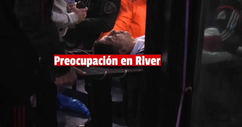 Aliendro: golpazo, sangre, llanto, fractura y salida en camilla