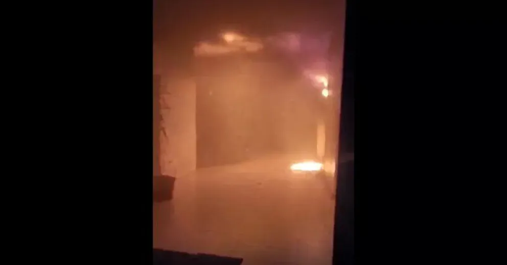 VIDEO: Impresionantes imágenes del principio del desastre