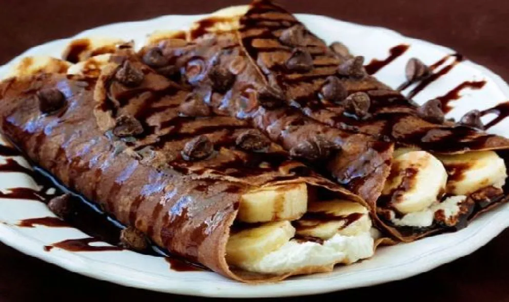 Un manjar: disfrutá los mejores panqueques de chocolate hechos con harina de garbanzos