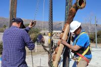 San Luis Agua trabaja en la refuncionalización de la Estación de Bombeo N°4 de Villa de Merlo