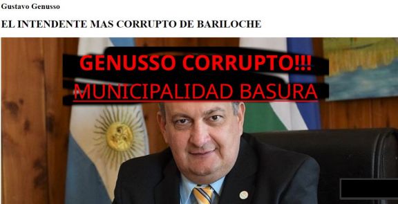 Hackearon la web del municipio de Bariloche