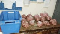 Santa Rosa del Conlara: Secuestraron carne vacuna picada de faena clandestina
