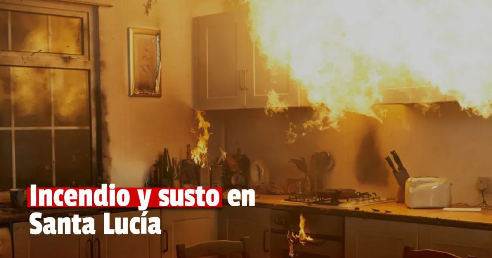 Dos ancianos casi pierden su vivienda tras un incendio
