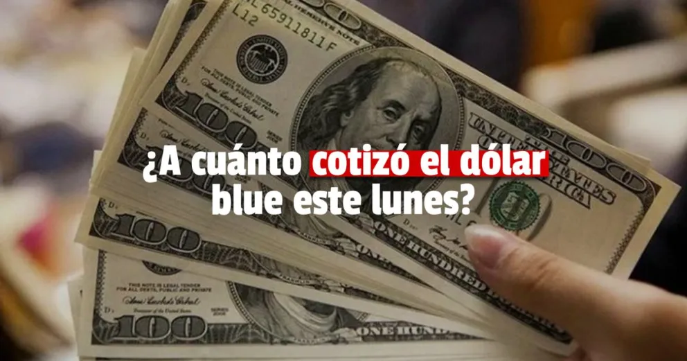 El dólar blue arrancó la semana a la baja 