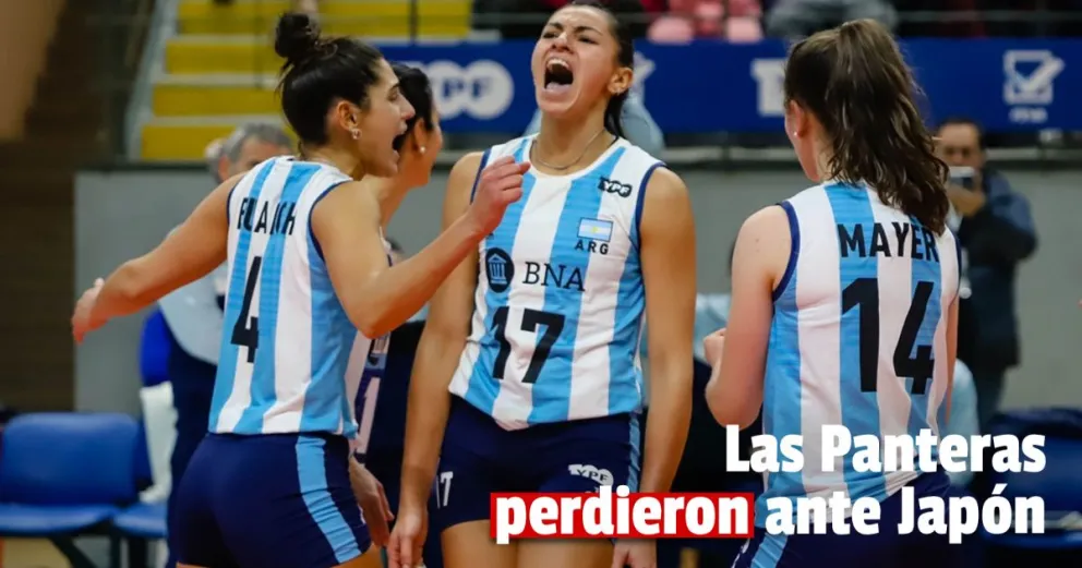 Vóley: caída de las Panteras frente a Japón en la previa del Mundial