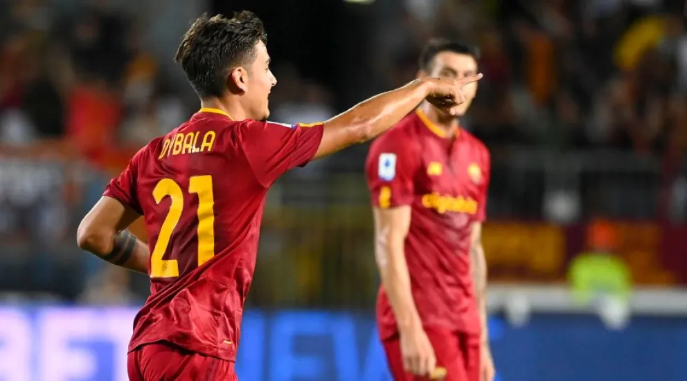 Partidazo de Dybala: golazo y asistencia para el triunfo de la Roma sobre el Empoli