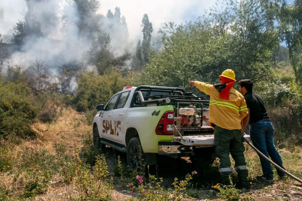 Alto riesgo de incendios forestales por alerta de fuertes vientos. 