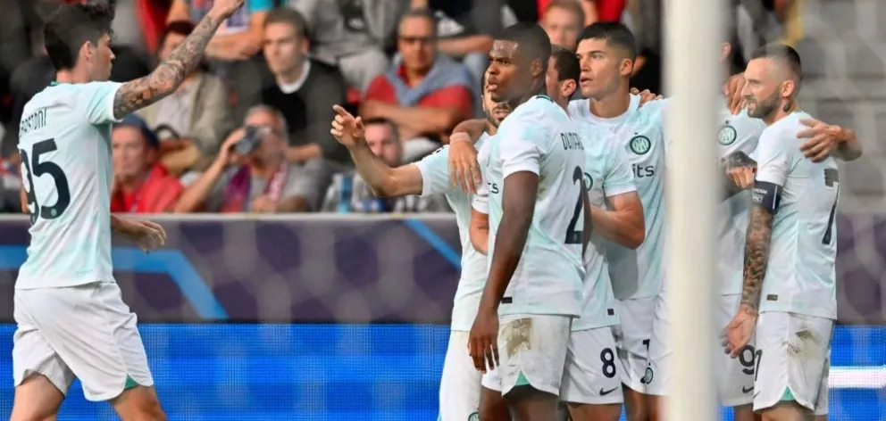 Se acomodó en el grupo: Inter derrotó al Viktoria Plzen con una asistencia de Correa 